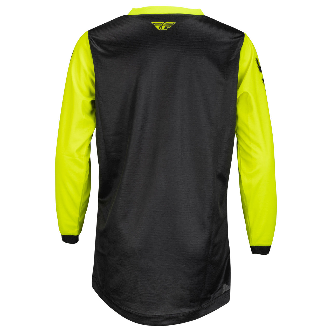 2023 Fly Racing F-16 Youth Motocross Jersey (Black/Hi-Viz, UK Size:M)