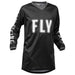 2023 Fly Racing F-16 Youth Motocross Jersey (Black/white, UK Size:S)