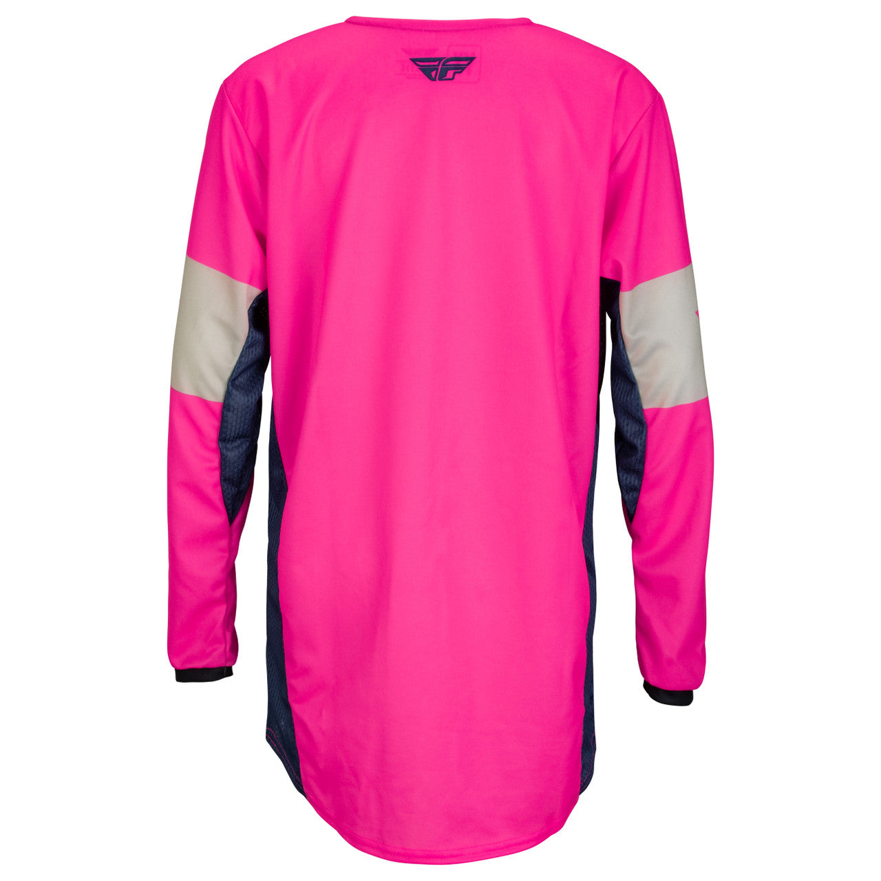2023 Fly Racing Kinetic Khaos Youth Jersey (Pink/Navy, UK Size:L)