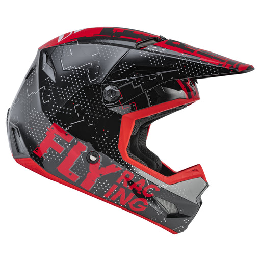 Fly Racing 2023 Kinetic Scan MX Youth Helmet (Black/Red | UK Size: Large)