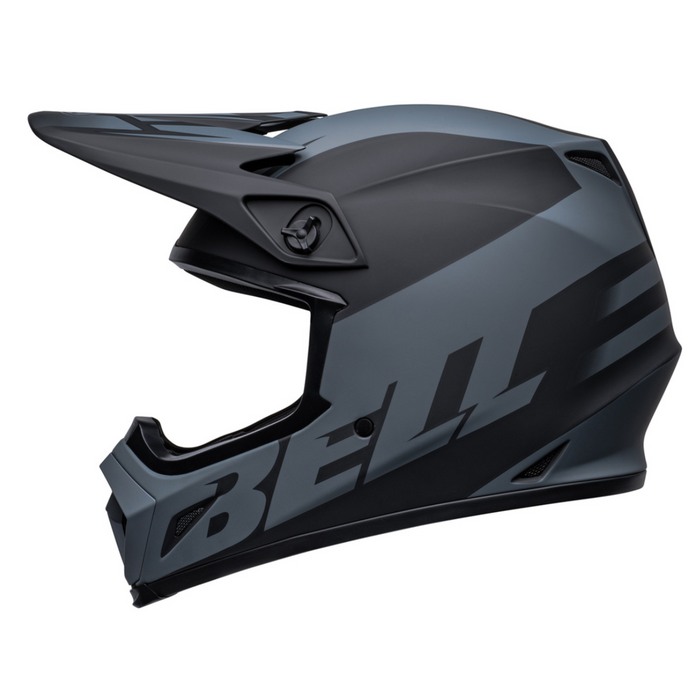 Bell MX-9 MIPS Adult Motocross Helmet (Disrupt Matte Black/Charcoal | Size: Small 55-56cm) left