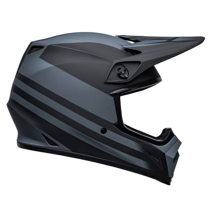 Bell MX-9 MIPS Adult Motocross Helmet (Disrupt Matte Black/Charcoal | Size: Small 55-56cm) right side