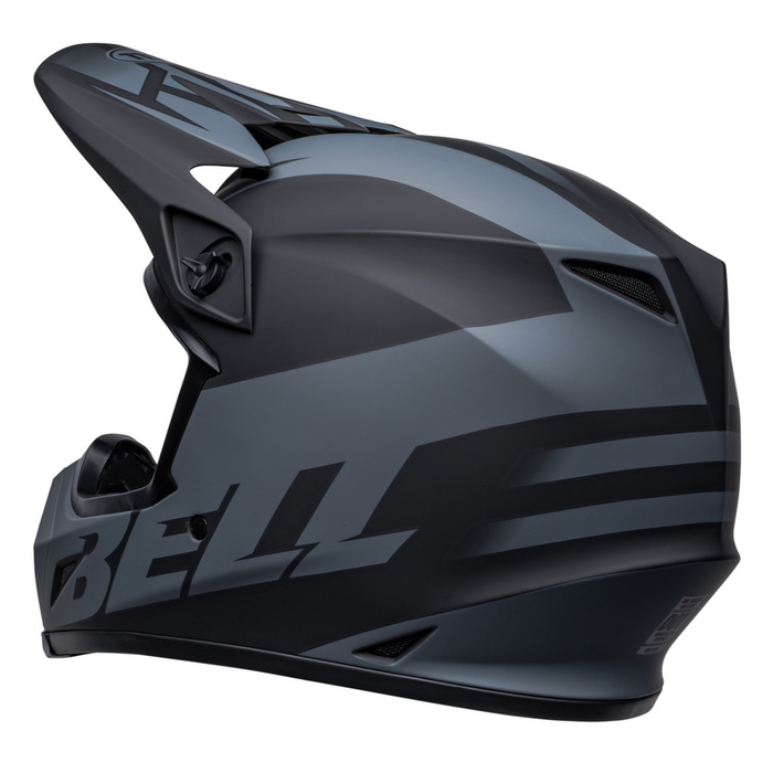 Bell MX-9 MIPS Adult Motocross Helmet (Disrupt Matte Black/Charcoal | Size: Small 55-56cm) rear left