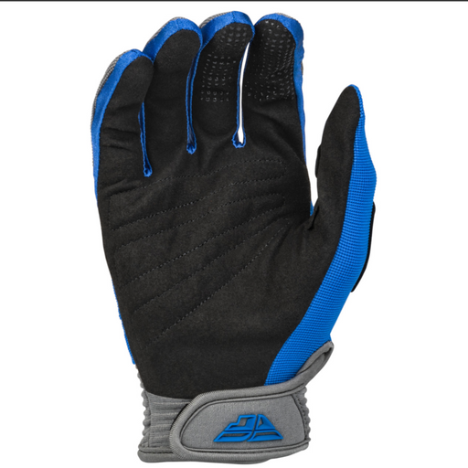 Fly Racing 2023 Youth F-16 Gloves (Blue/Grey Size Youth Medium)
