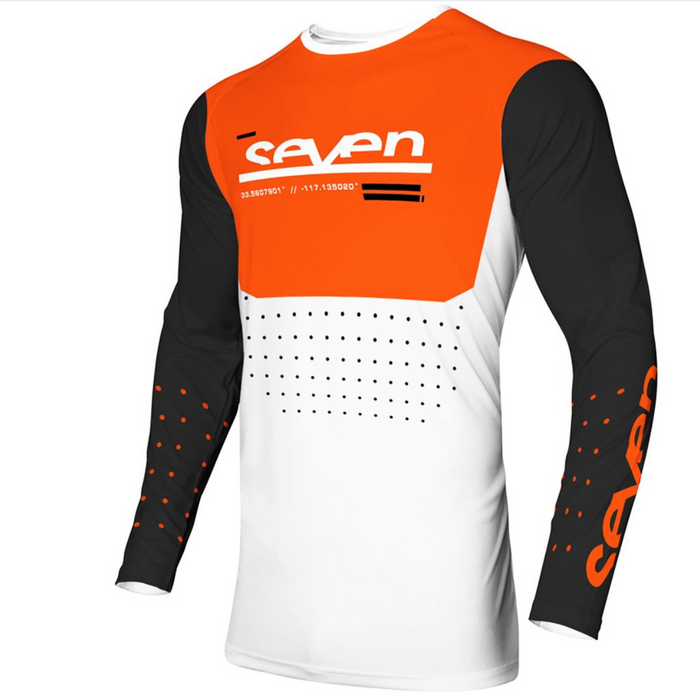 Seven MX 24.1 Vox Aperture Jersey (White/Orange Size: Small)