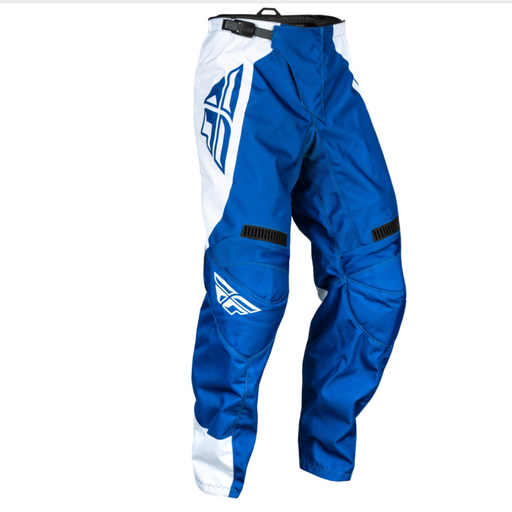Fly 2024 F-16 Pants (True Blue/White | Size Medium) Front Right