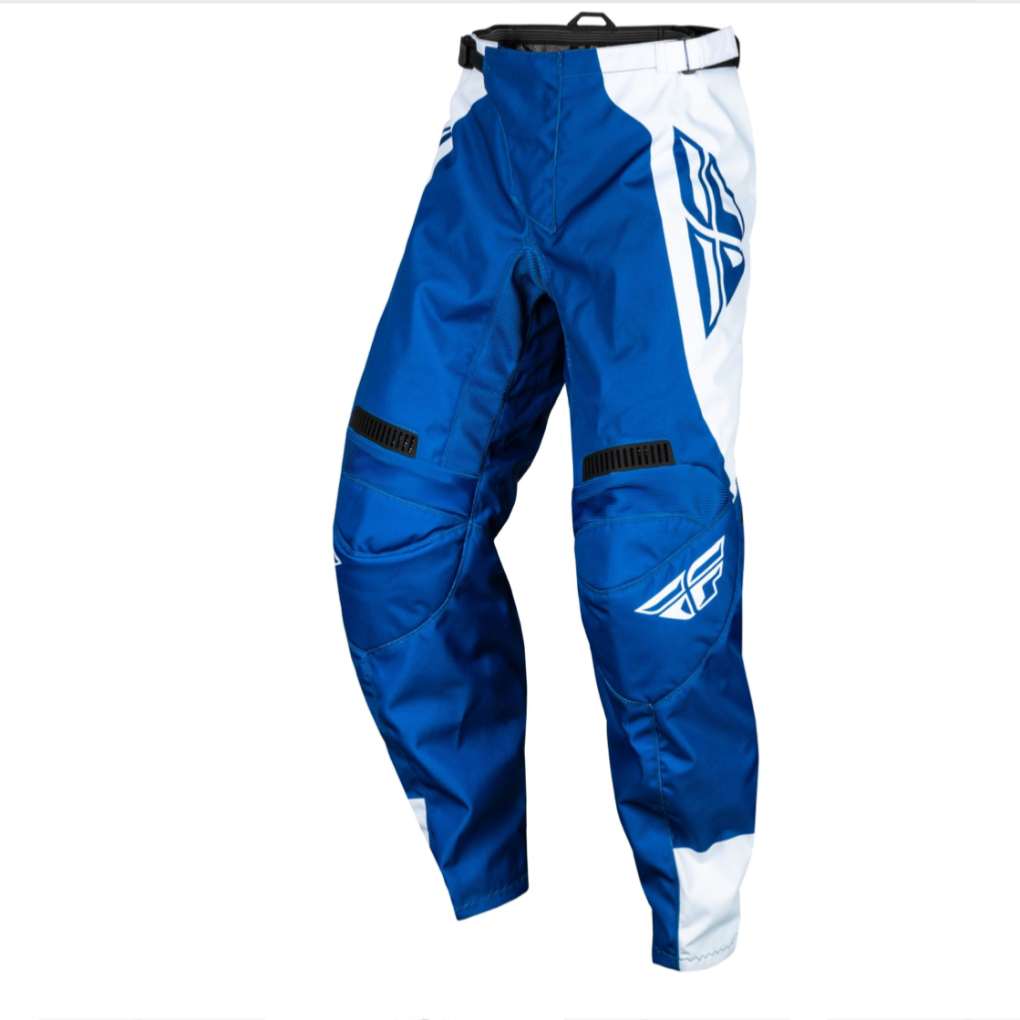 Fly 2024 F-16 Pants (True Blue/White | Size Medium) Front Left