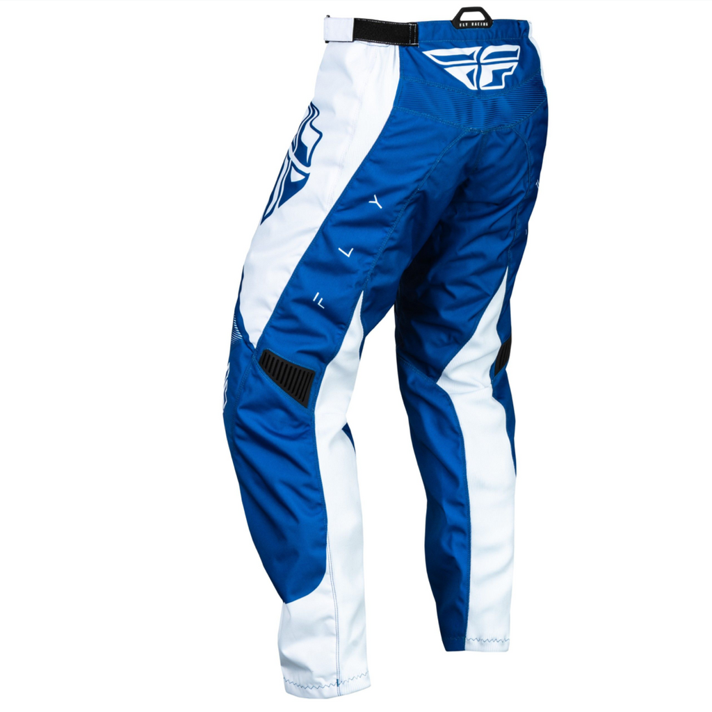 Fly 2024 F-16 Pants (True Blue/White | Size Medium) Back Left