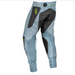 Fly 2024 Evolution DST Motocross Pants (Ice Grey / Charcoal / Neon Green || Size 32) Back Left