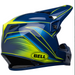 Bell MX 2023 MX-9 Mips Motocross Adult Helmet (Zone Gloss Navy / Retina | Size Small) Back Right