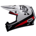 Bell MX 2023 MX-9 Mips Adult Motocross Helmet (Twitch DBK White / Black | Size: Large) Left