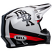 Bell MX 2023 MX-9 Mips Adult Motocross Helmet (Twitch DBK White / Black | Size: Large) Back Right