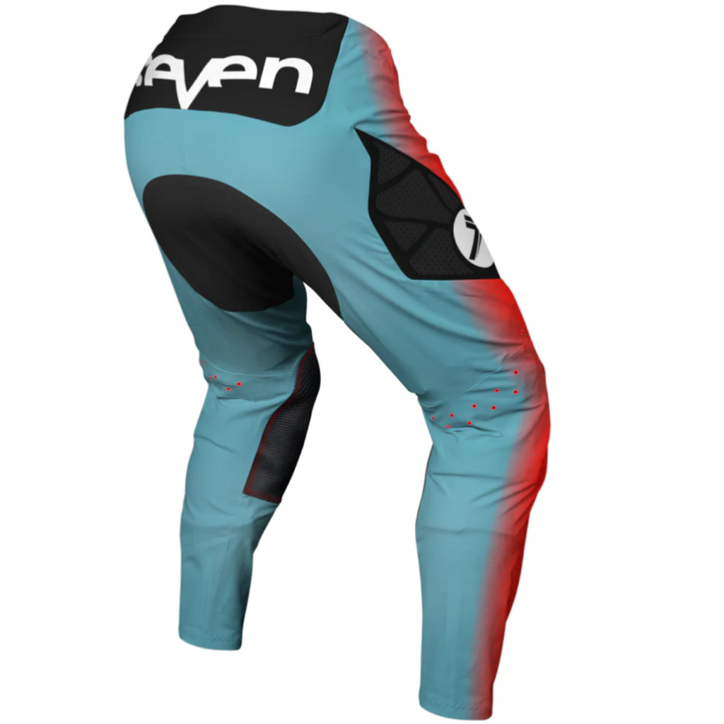 Seven MX 24.1 Zero Dissolve Pants (Flo Red / Blue | Size: 28) Back