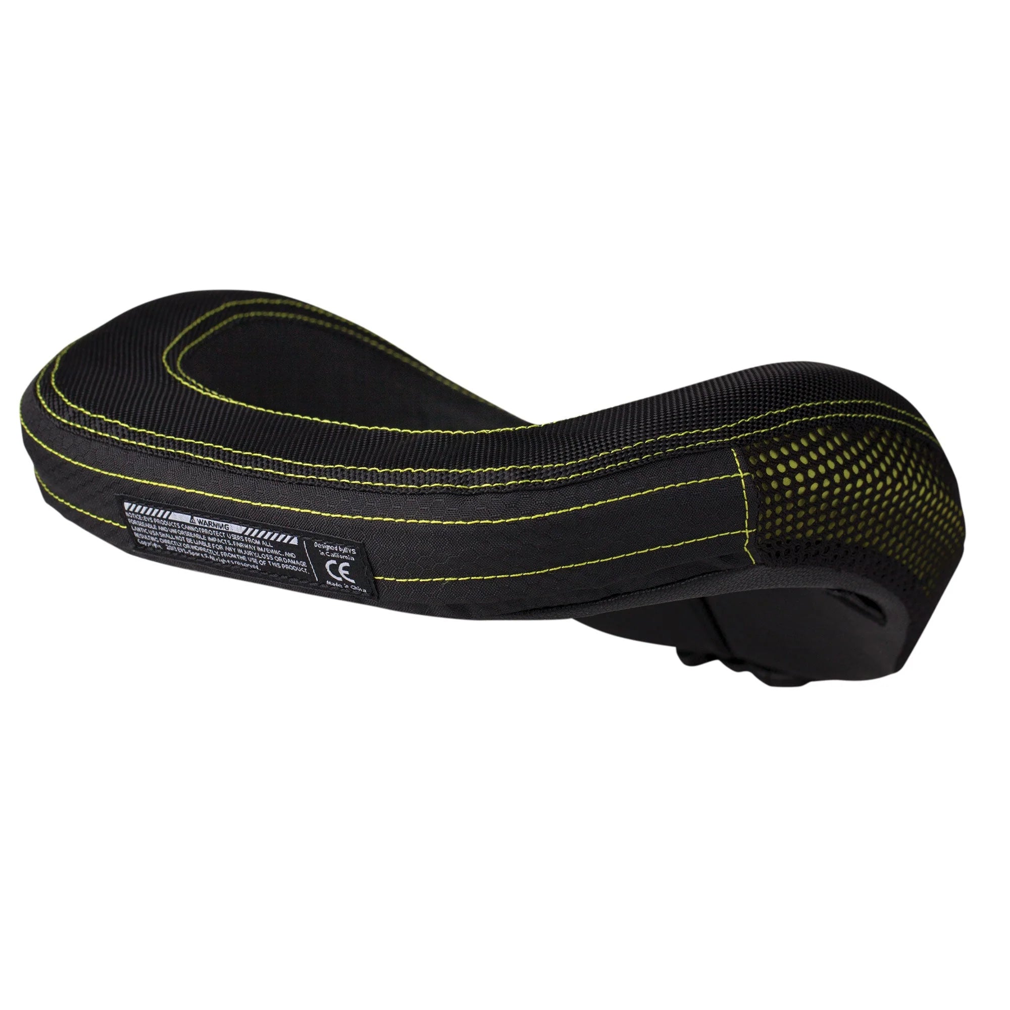 EVS R2 Race Collar (Black/Hi-Vis Yellow Size:Youth)