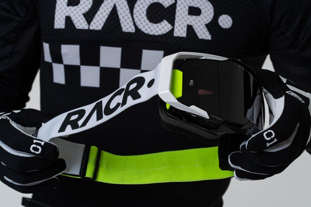 100% RACR Armega MX Goggles (HiPER Mirror Silver Lens)