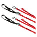 RFX Race Series 1.0 Tie Downs (With Extra Loop And Carabiner Clip) Black/Red