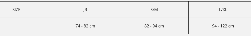 Leatt MX 5.5 Junior Neck Brace (Black) Chart