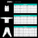 size chart for seven mx zero motocross gear