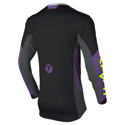 Seven MX 23.2 Rival Division Jersey (Black/Purple, UK Size:M)