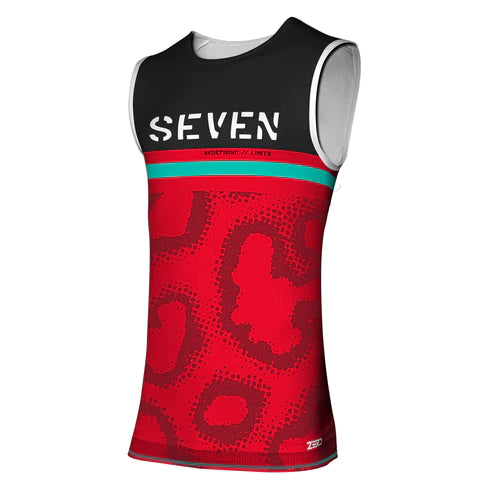 Seven MX 23.2 Zero Midway Over Youth Jersey (Red, UK Size:XL)