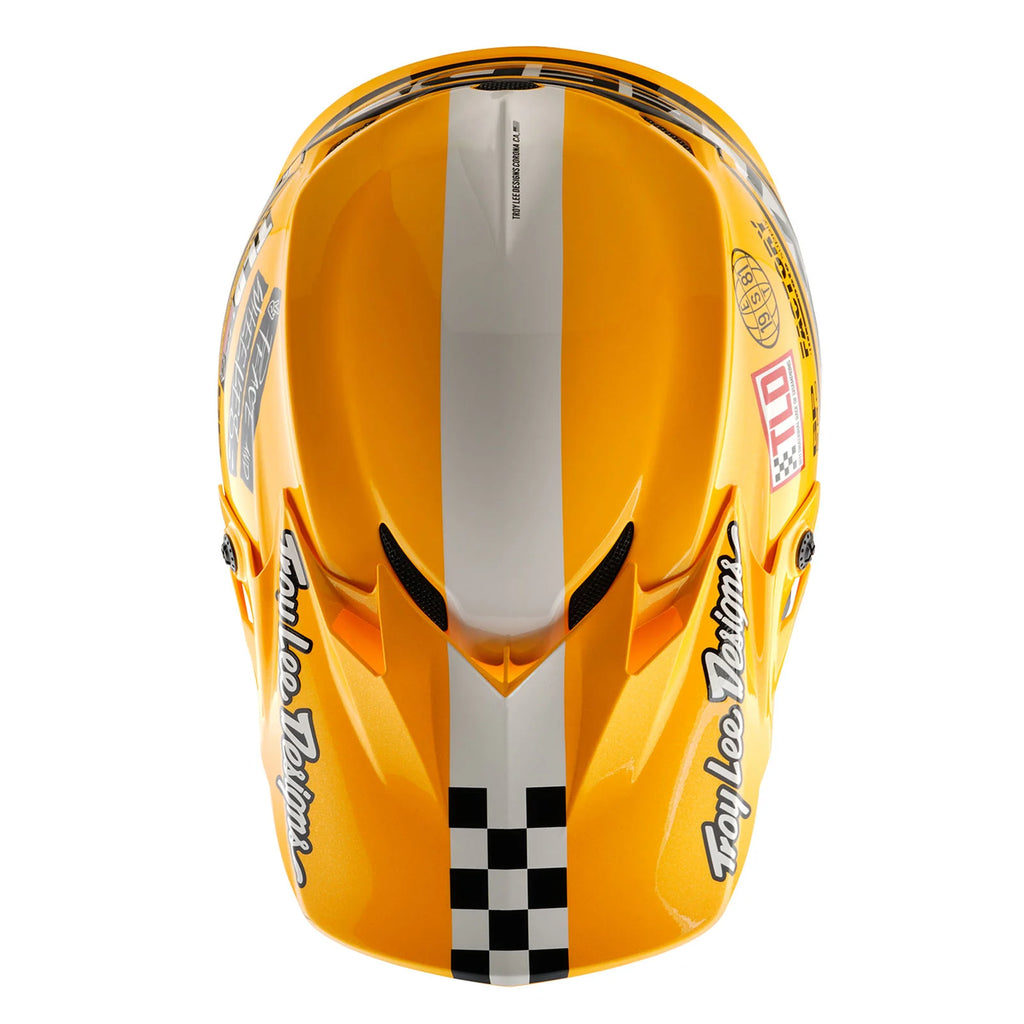 Troy Lee Designs GP PRO Fifty-50 Helmet, White / Gold