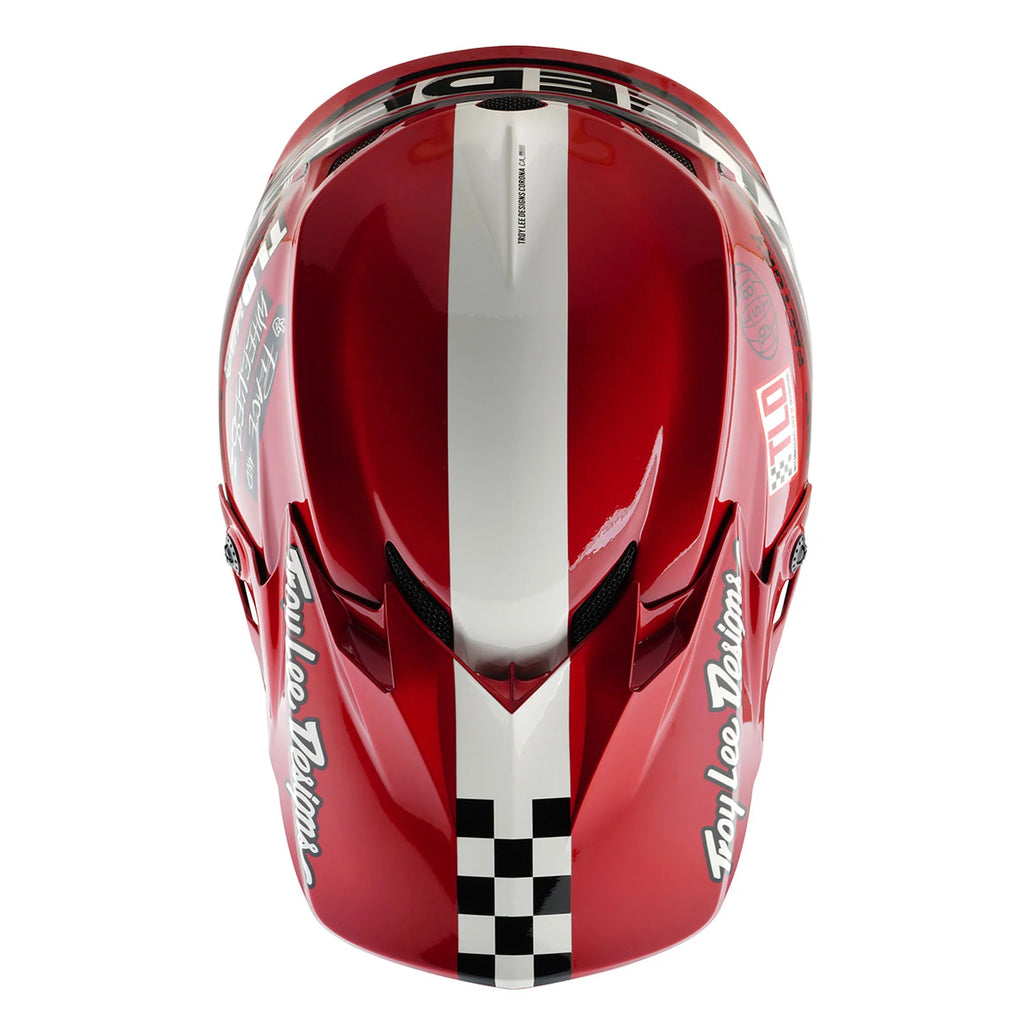Troy Lee Designs GP PRO Fifty-50 Helmet, White / Red