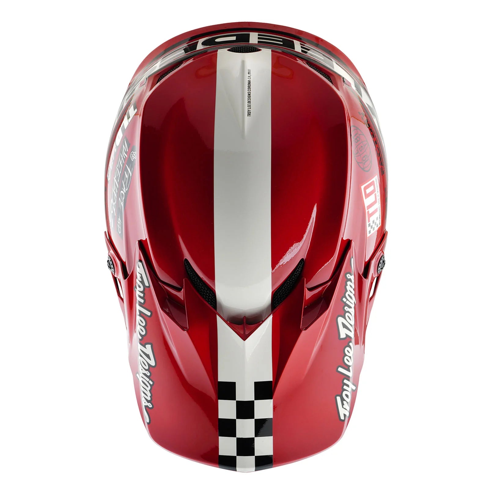 Troy Lee Designs GP PRO Youth Fifty-50 Helmet, White / Red