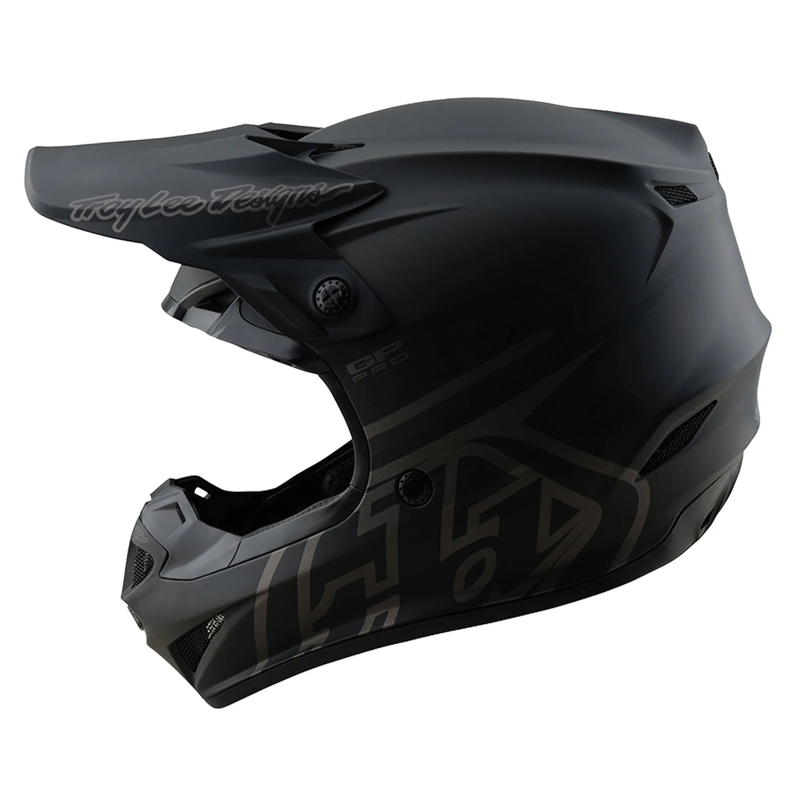 Troy Lee Designs GP PRO Youth Mono Helmet,  Black