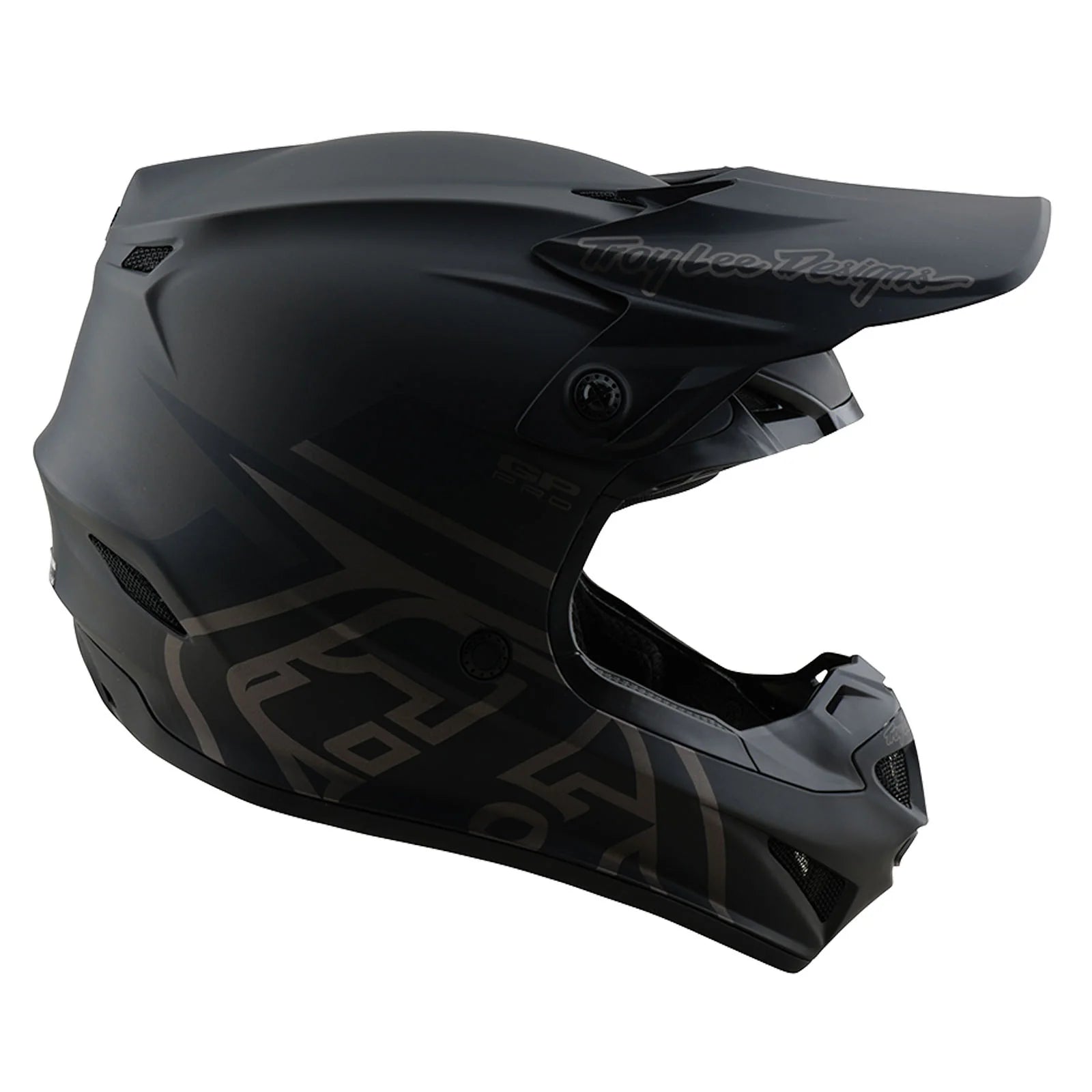 Troy Lee Designs GP PRO Youth Mono Helmet,  Black