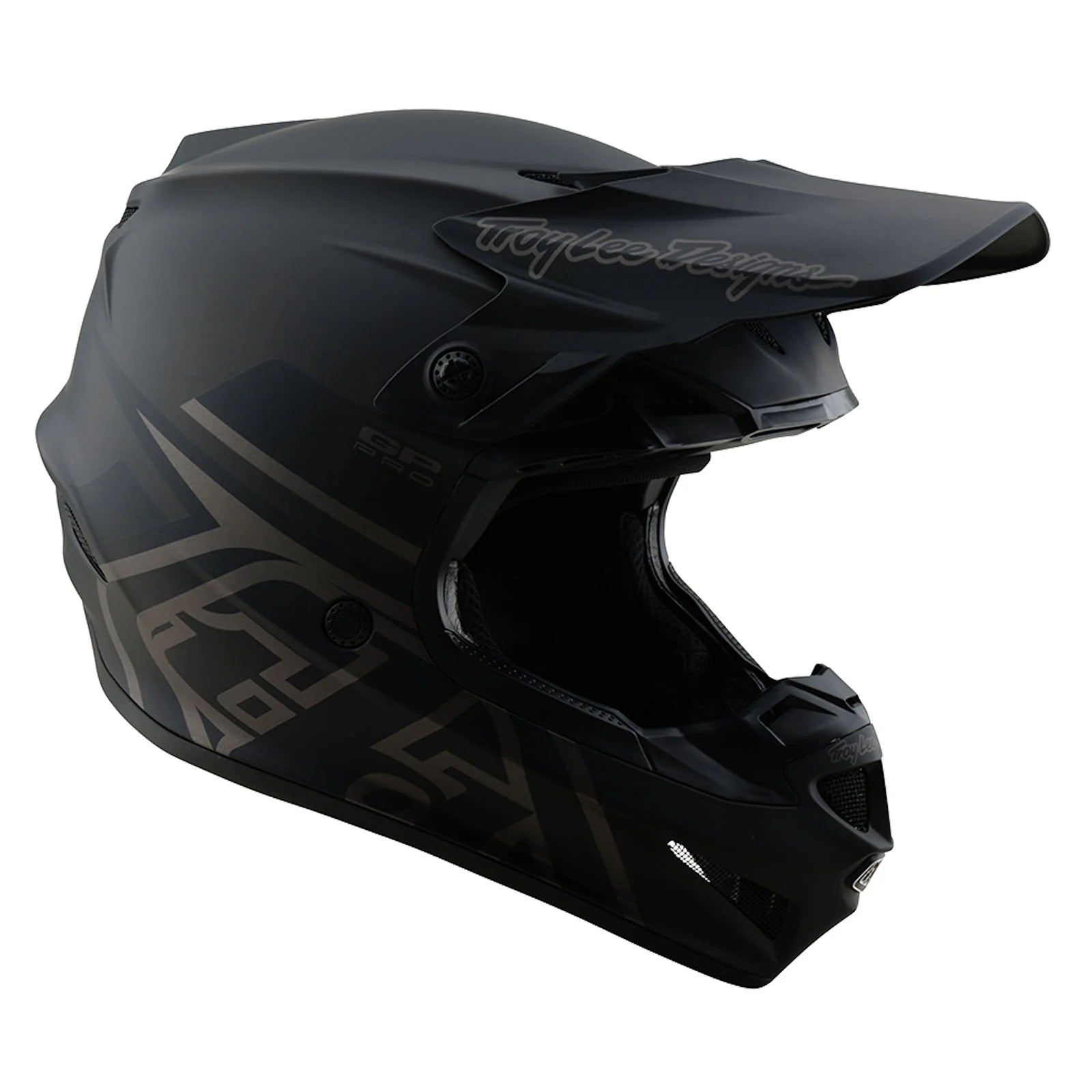 Troy Lee Designs GP PRO Youth Mono Helmet,  Black