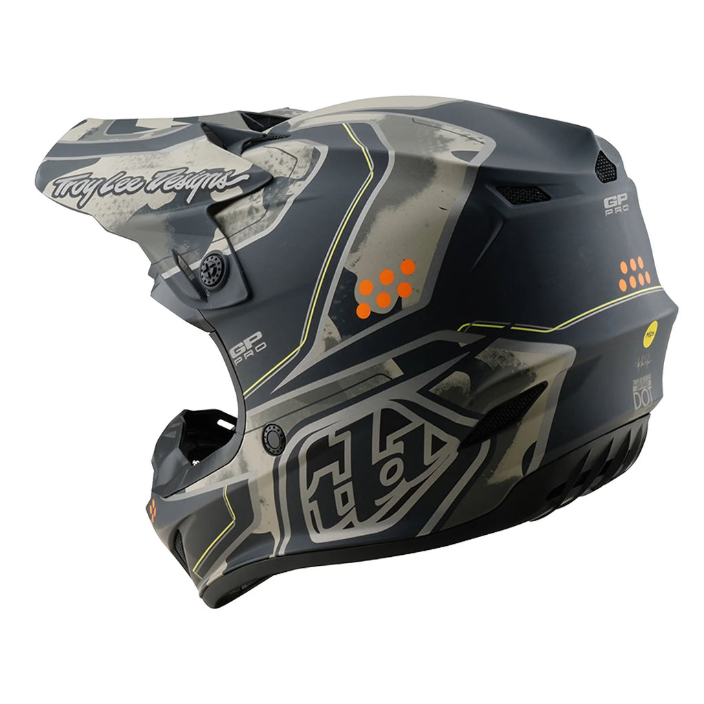 Troy Lee Designs GP PRO Trooper Helmet, Black /  Caper