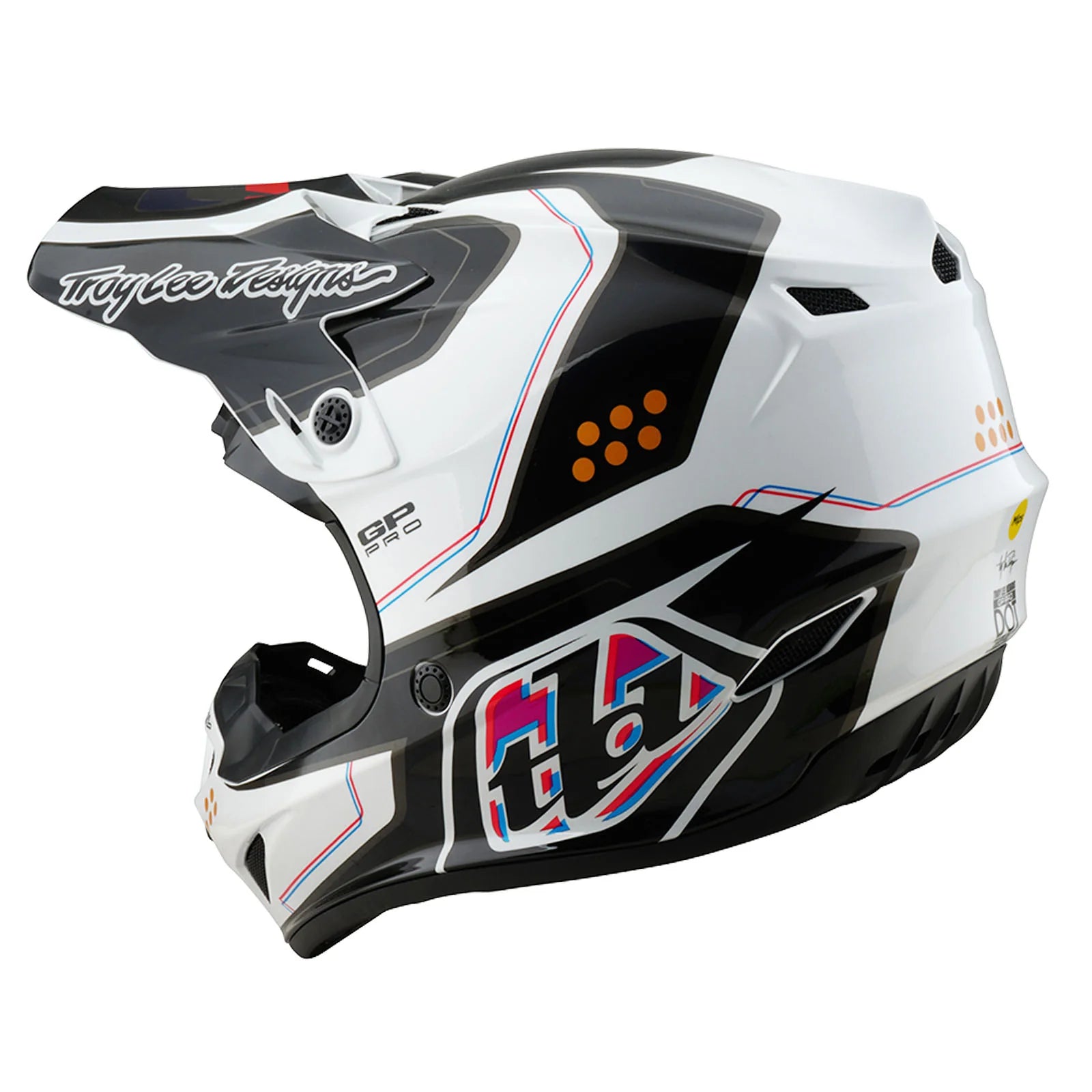Troy Lee Designs GP PRO Youth Trooper Helmet,  White