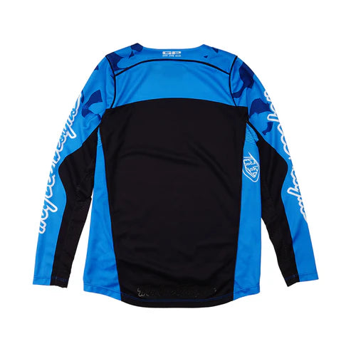 Troy Lee Designs GP PRO Youth Blotted Jersey, Bright Blue