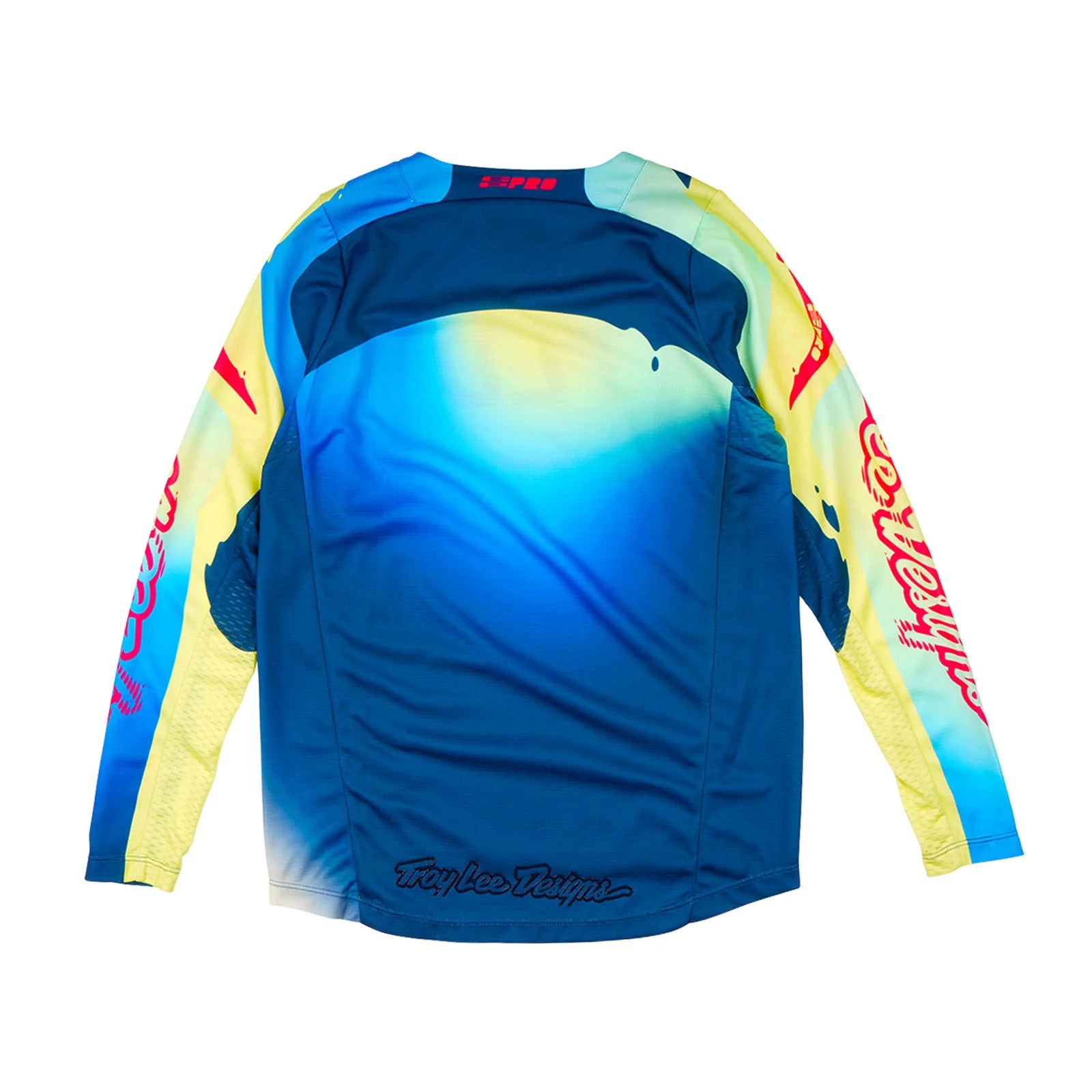 Troy Lee Designs GP PRO Youth Drip Jersey, Glo Yellow / Dark Navy