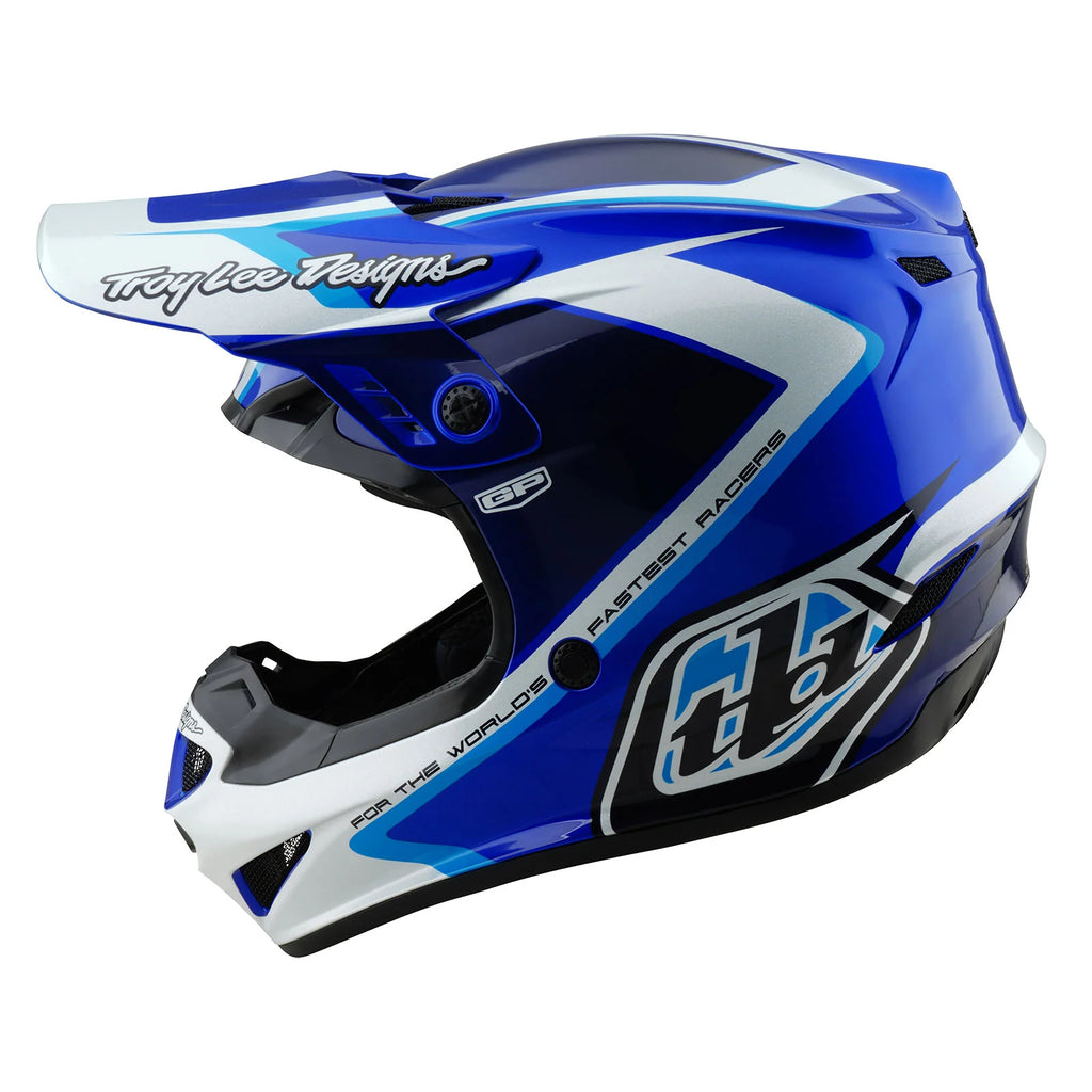 Troy Lee Designs GP Youth Shutter Helmet, Blue