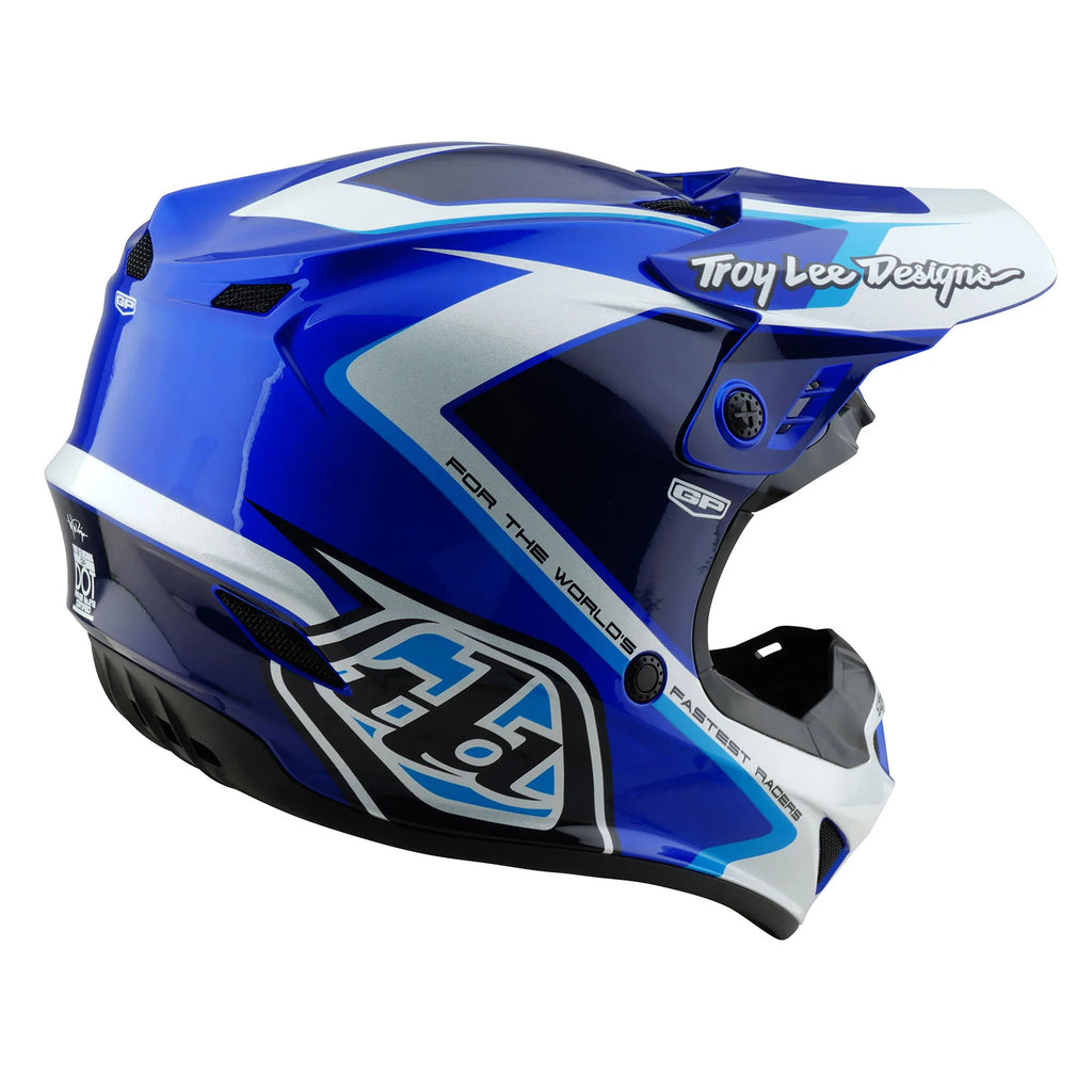 Troy Lee Designs GP Youth Shutter Helmet, Blue