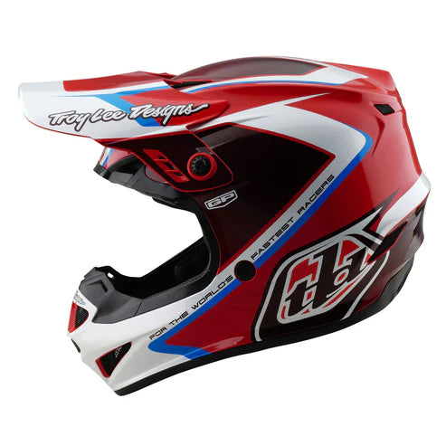 Troy Lee Designs GP Youth Shutter Helmet, Red