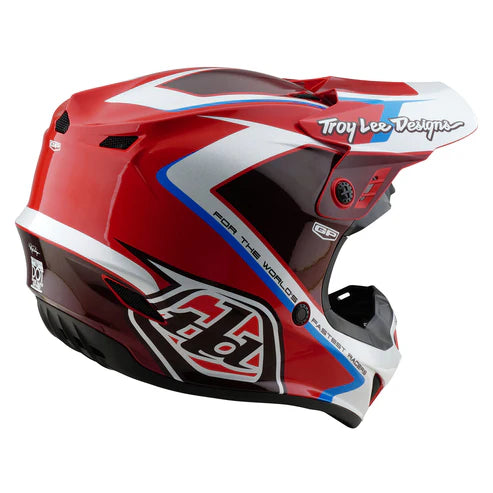 Troy Lee Designs GP Youth Shutter Helmet, Red