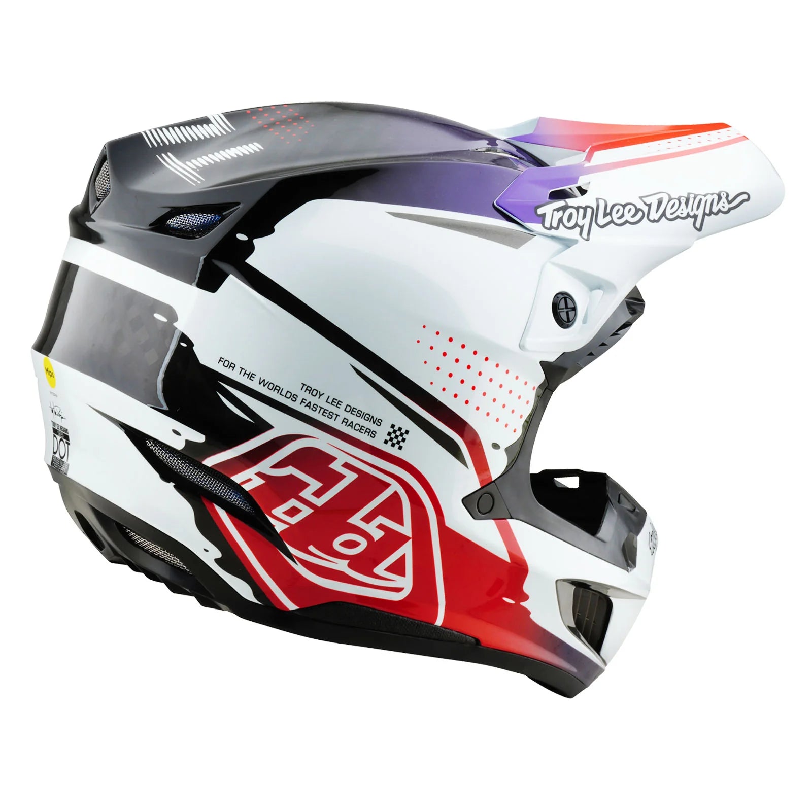 Troy Lee Designs SE5 Carbon Drip Helmet, Drip Black