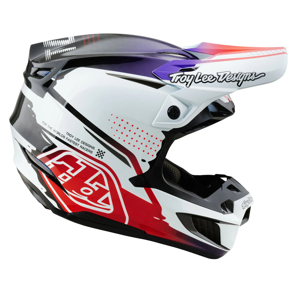 Troy Lee Designs SE5 Carbon Drip Helmet, Drip Black