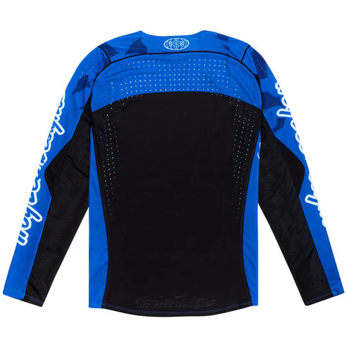 Troy Lee Designs SE PRO Blotted Jersey, Bright Blue