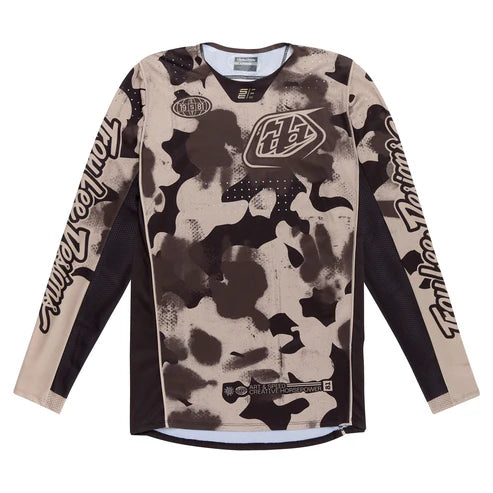 Troy Lee Designs SE PRO Blotted Jersey, Phantom /  Taupe