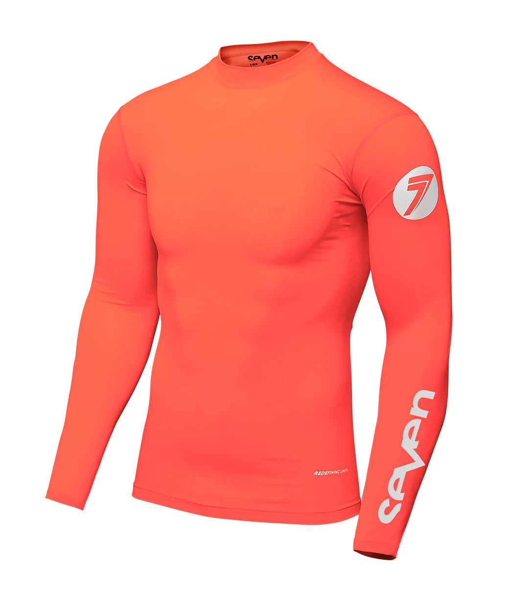 Seven MX Zero Youth Compression Jersey (Coral)