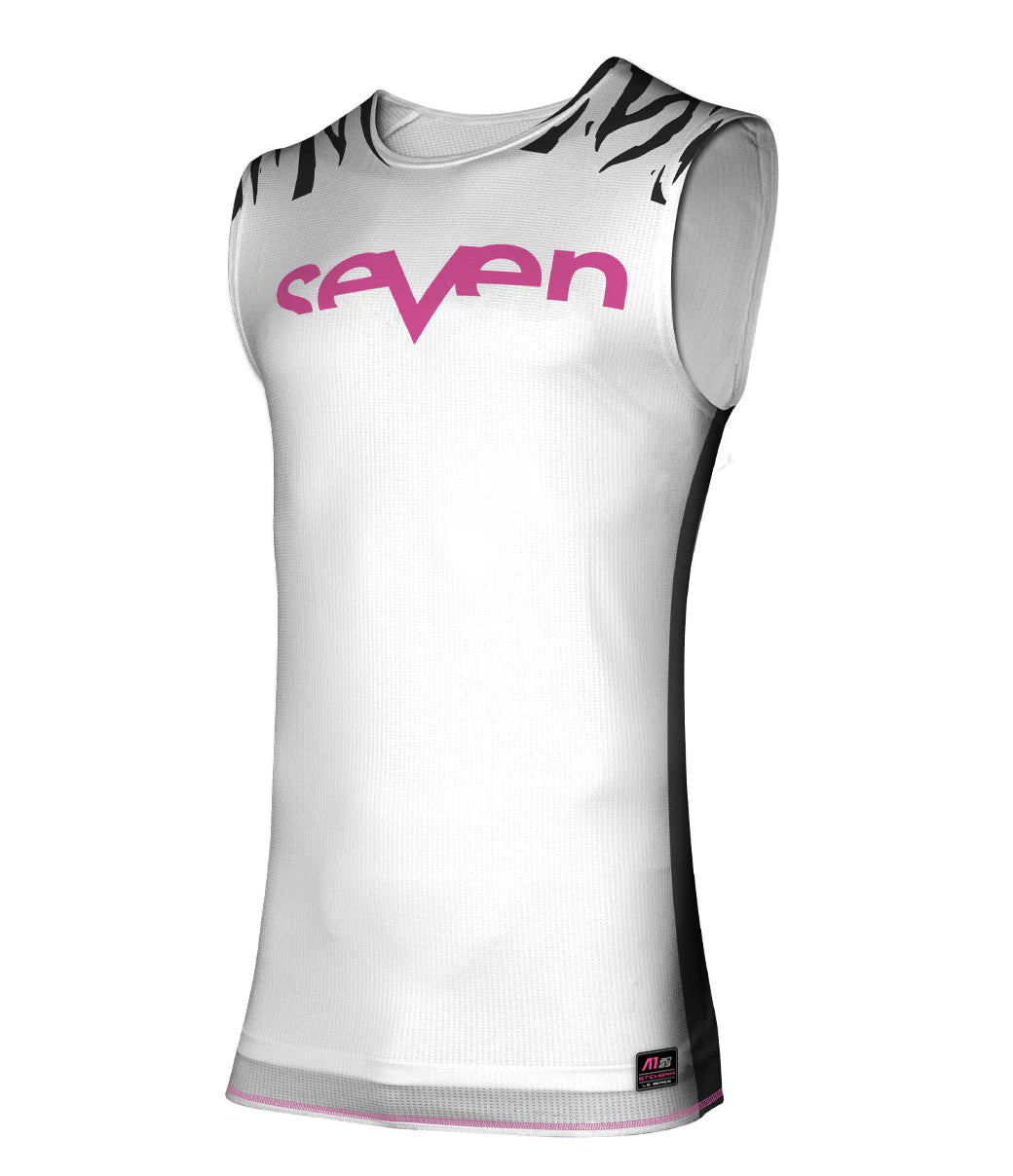 Seven MX S2BRA Motocross Kit (White, Over-Jersey: L | Pants: 34)