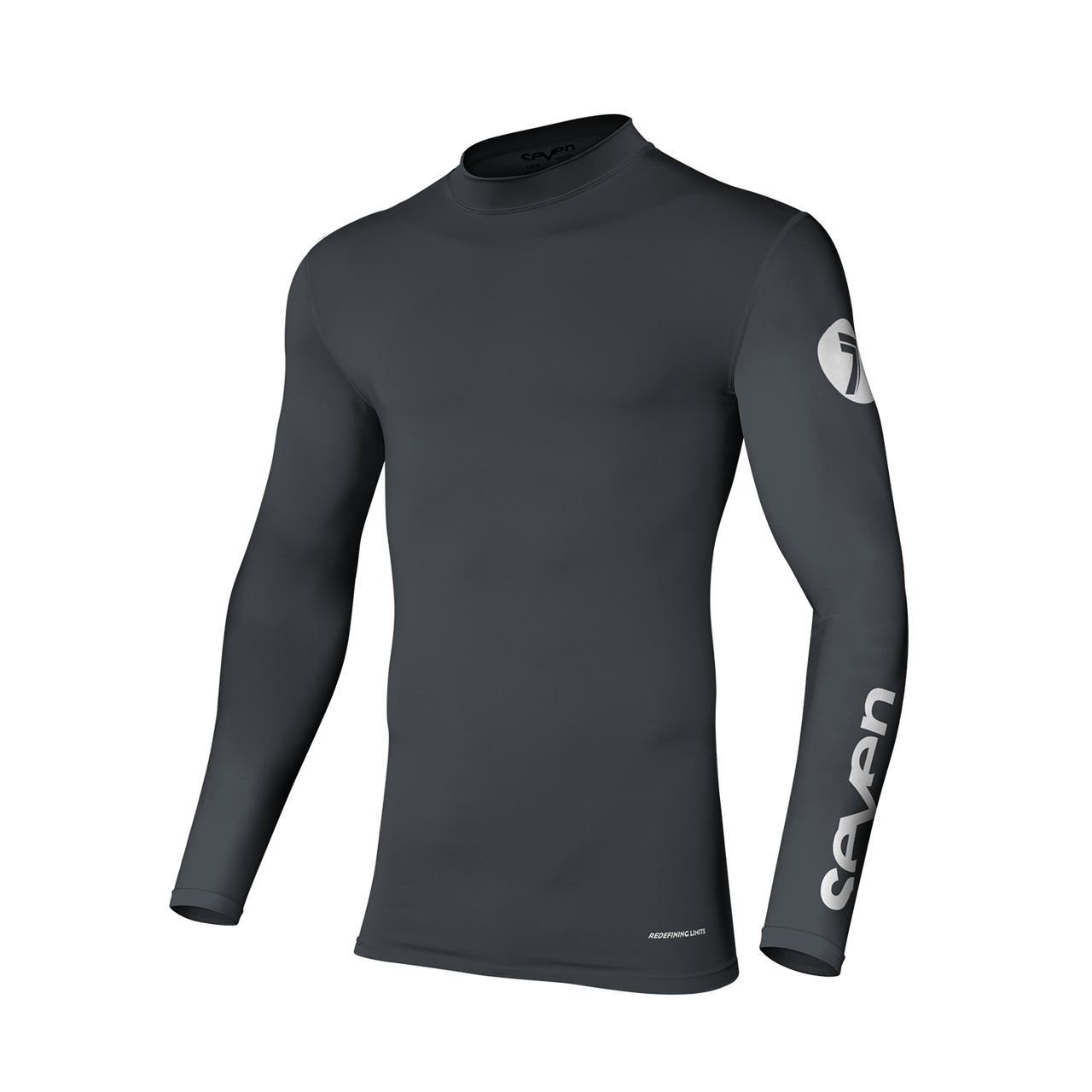 Motocross 22.1 Zero Youth Compression Jerseys by Seven MX (Charcoal)