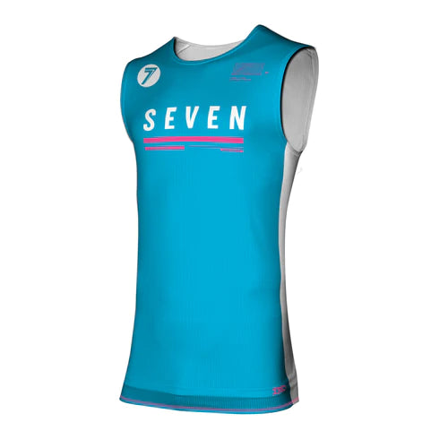 Seven MX 23.2 Zero Adult League Over Motocross Jersey (Vice,Blue, UK Size:M)