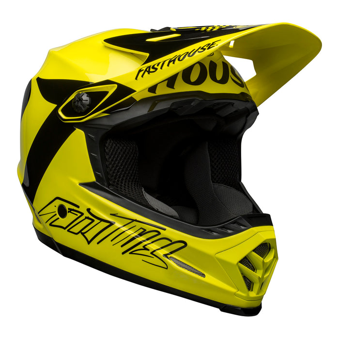 2022 Bell MX-9 Mips Youth Motocross Helmet (Fasthouse Newhall Hi-Viz/Black, UK Size:S/M)