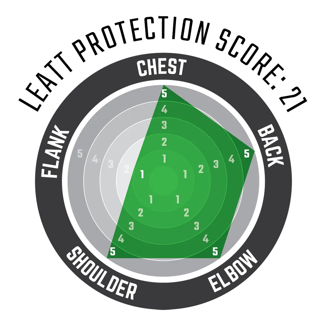 Leatt MX Body Protector 3DF Airfit (Black | 160-172CM) Chart