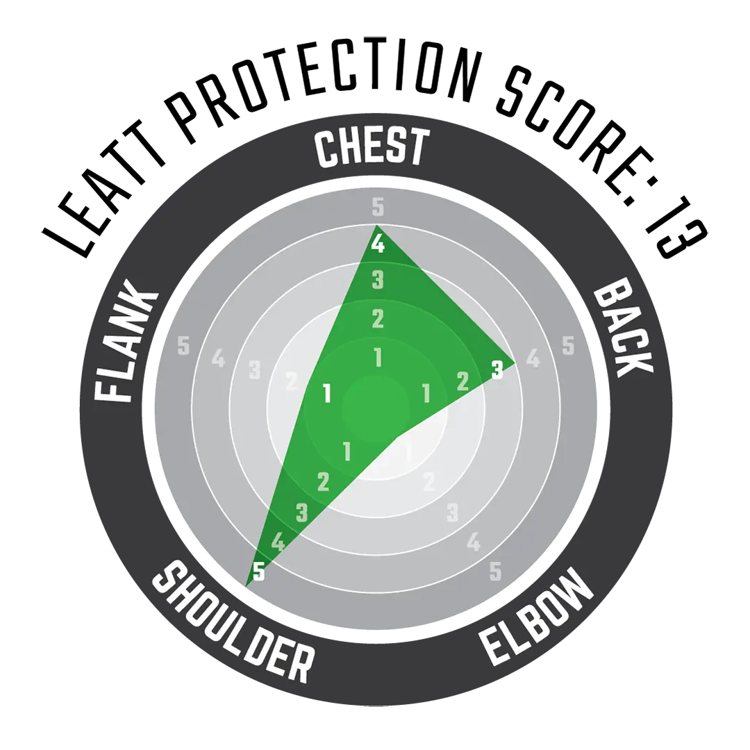 Leatt MX Body Tee 3DF Airfit Lite V17 (Black | X/L 172-184CM) chart