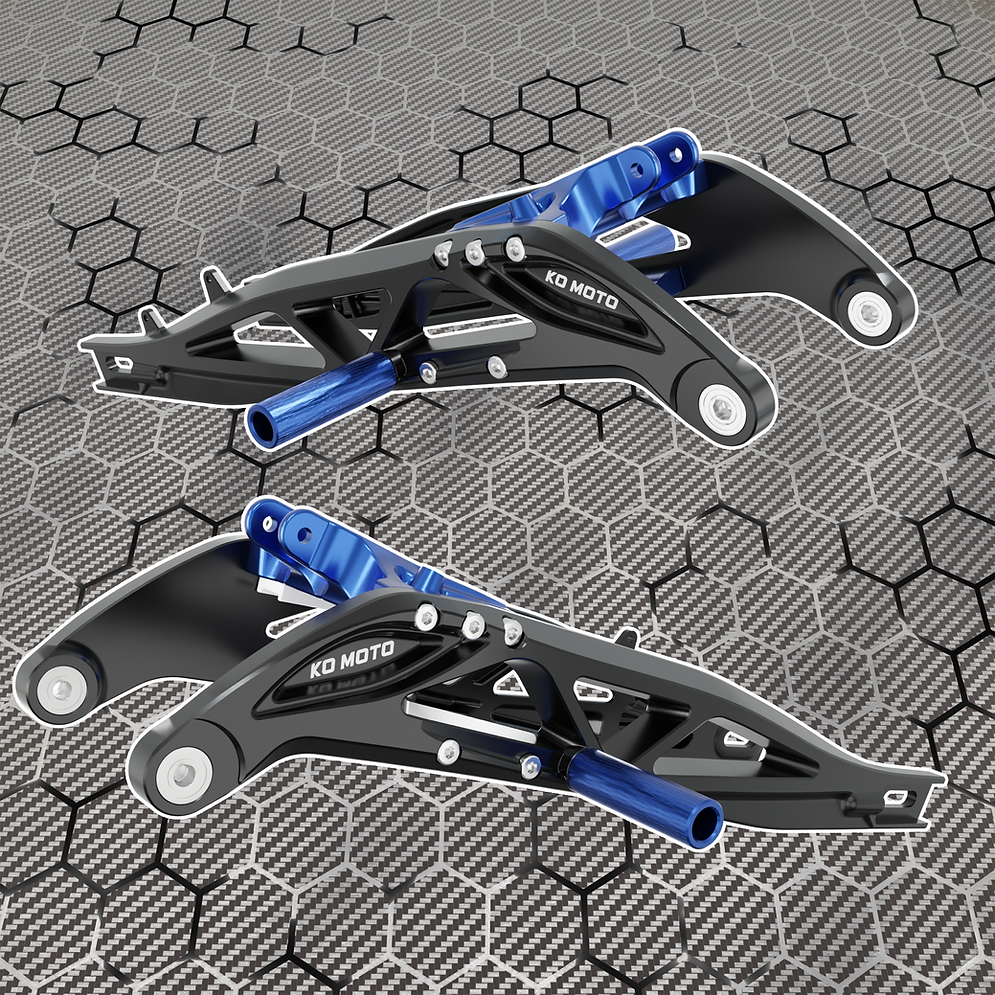 KO Swing Arm Upgrade With Stunt Pegs for Sur-Ron LBX & L1E